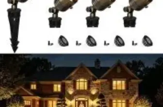 Coloer 480-Lumen Brass Waterproof Outdoor Spotlights (4-Pack) for $54.99