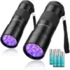 Consciot UV Flashlight Black Light 2-Pack for $6.59