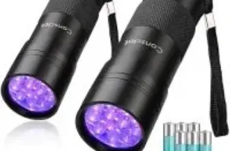 Consciot UV Flashlight Black Light 2-Pack for $6.59