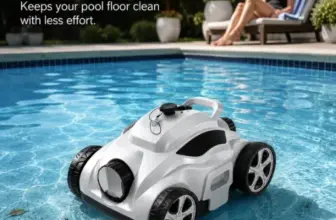 Cordless Robotic Pool Cleaner with Self-Parking for $79.99