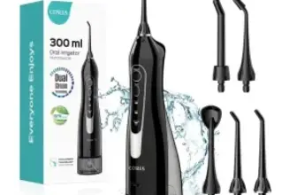 COSLUS Cordless Dental Water Flosser F5020E, 300ml, $6.99
