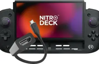 CRKD Nitro Deck+ Clear Black Edition Controller with HDMI Adapter for $34.99