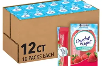 Crystal Light Sugar-Free Wild Strawberry Drink Mix 12-Pack for $14.15