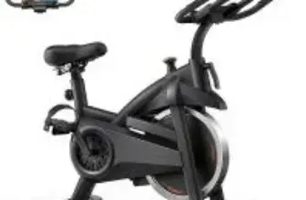 Cursor Fitness 300lb Adjustable Indoor Cycling Exercise Bike for $114.99