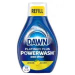 Dawn Platinum Plus Lemon Scent Dish Spray Refill 16 oz for $1.79
