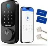 Desloc B200 Keyless Fingerprint Bluetooth Smart Deadbolt for $28.49