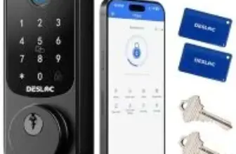 Desloc B200 Keyless Fingerprint Bluetooth Smart Deadbolt for $28.49