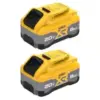 DEWALT 20V MAX XR POWER Pack 8.0Ah Battery 2-Pack – $182.00