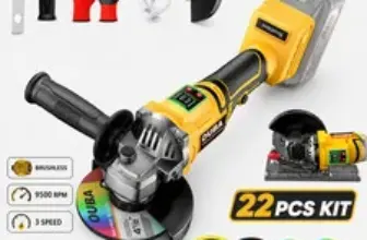 DeWalt 20V MAX Brushless Cordless Angle Grinder with 22-Piece Accessory Kit for $29.99