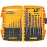 DeWalt DW1162 14-Piece Black Oxide Drill Bit Set for $12
