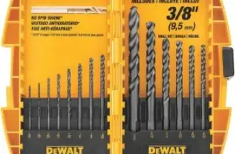DeWalt DW1162 14-Piece Black Oxide Drill Bit Set for $12