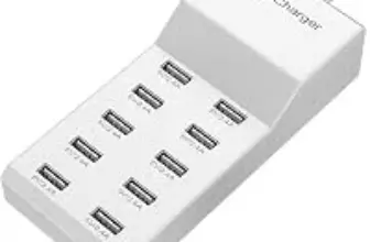 DMBKYLM 10-Port 50W USB-A Wall Charger – $10.79