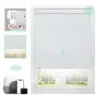 DONGFXK Motorized Blackout Roller Blinds 35×72 – $58.19