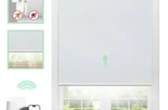 DONGFXK Motorized Blackout Roller Blinds 35×72 – $58.19