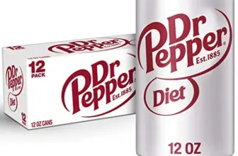 Dr Pepper Diet Soda 2-Pack (12 oz cans) for $9.16