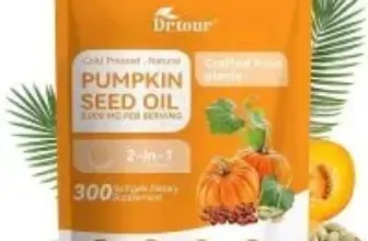Dr. Tour Pumpkin Seed Oil 300mg, 300 Softgels for $11.65