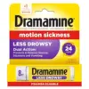 Dramamine Less Drowsy Motion Sickness Relief Tablets – 8 Count for $1.64