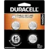 Duracell 2032 CR2032 3V Lithium Coin Battery 4-Pack – $3.79