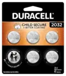 DURACELL 2032 Lithium Battery 6-Pack for $5.69