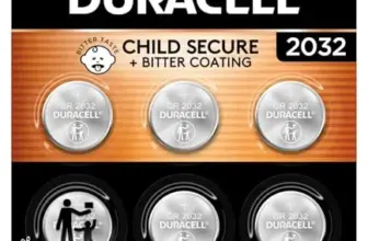 DURACELL 2032 Lithium Battery 6-Pack for $5.69