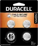 Duracell 2032 CR2032 3V Lithium Metal Batteries (4-Count) – $3.79