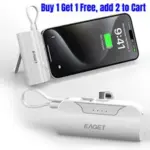 Eaget 5000mAh Ultra Slim Portable Charger – $13.99