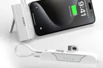 Eaget 5000mAh Ultra Slim Portable Charger – $13.99