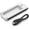 EBL 8-Bay AA AAA Battery Charger for $11.99