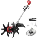 Ecarke 2-in-1 Cordless Tiller Cultivator & Weed Wacker – $76