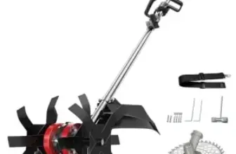 Ecarke 2-in-1 Cordless Tiller Cultivator & Weed Wacker – $76