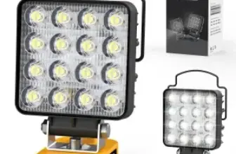 Ecarke LED Work Light for DeWALT 20V Batteries – $17