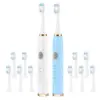Electric Toothbrush 2-Pack with 10 Replacement Heads for $14.99