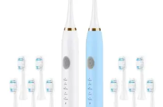 Electric Toothbrush 2-Pack with 10 Replacement Heads for $14.99