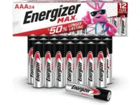 Energizer MAX AAA Batteries, 24-Count Pack – $9.99 ($19.99 Original Price)
