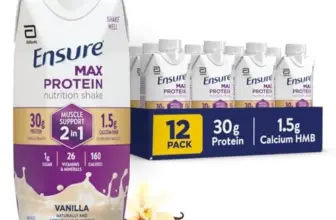 Ensure Max Protein Nutrition Shake Vanilla 12-Pack for $9.05