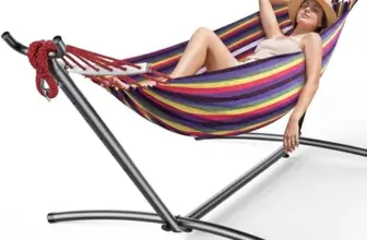 Everyfun Double Hammock with Stand for $49.50