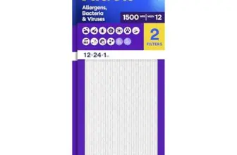 Filtrete 12x24x1 Air Filter MERV 12 MPR 1500 – 2-Pack for $10.07