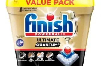 Finish Ultimate Quantum Infinity Shine Dishwasher Detergent Pods – 62 Count for $12.59