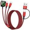 Firsting 5′ 3-in-2 Apple Watch Charger Cable for $4.99