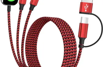 Firsting 5′ 3-in-2 Apple Watch Charger Cable for $4.99