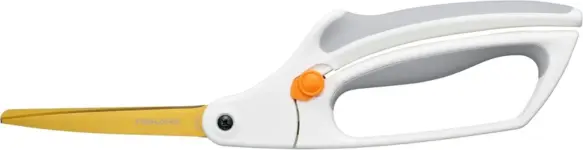 Fiskars 10″ Easy Action Bent Handle Titanium Craft Scissors for $14.97