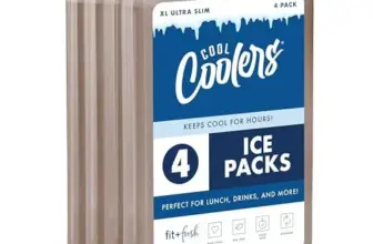 Fit & Fresh Cool Coolers Reusable Slim XL Ice Packs – 4-Pack for $6.97
