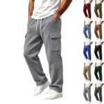 Fleece Cargo Sweatpants for $14.99 – Select Sizes and Colors Available