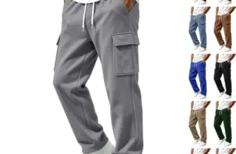 Fleece Cargo Sweatpants for $14.99 – Select Sizes and Colors Available