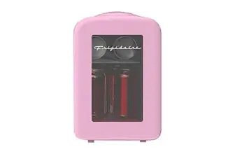 Frigidaire Retro 6-Can Mini Personal Fridge in Pink for $24.99
