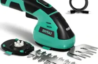 Garvee 2-in-1 Cordless Hedge Trimmer & Grass Shears, 7.2V, $20