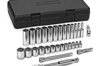 GEARWRENCH 30pc 3/8″ Drive Mechanics Tool Set (SAE) – $60