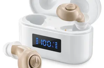 Giatatha Rechargeable OTC Hearing Aids with LED Display for $126.49