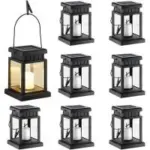 Gigalumi 3V Waterproof Solar Hanging Lanterns (8-Pack) for $23.99
