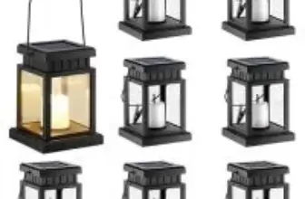 Gigalumi 3V Waterproof Solar Hanging Lanterns (8-Pack) for $23.99